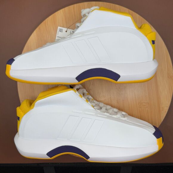 Adidas Crazy 1 “Lakers Home” 2022 Men’s Size 8 - Picture 4 of 12